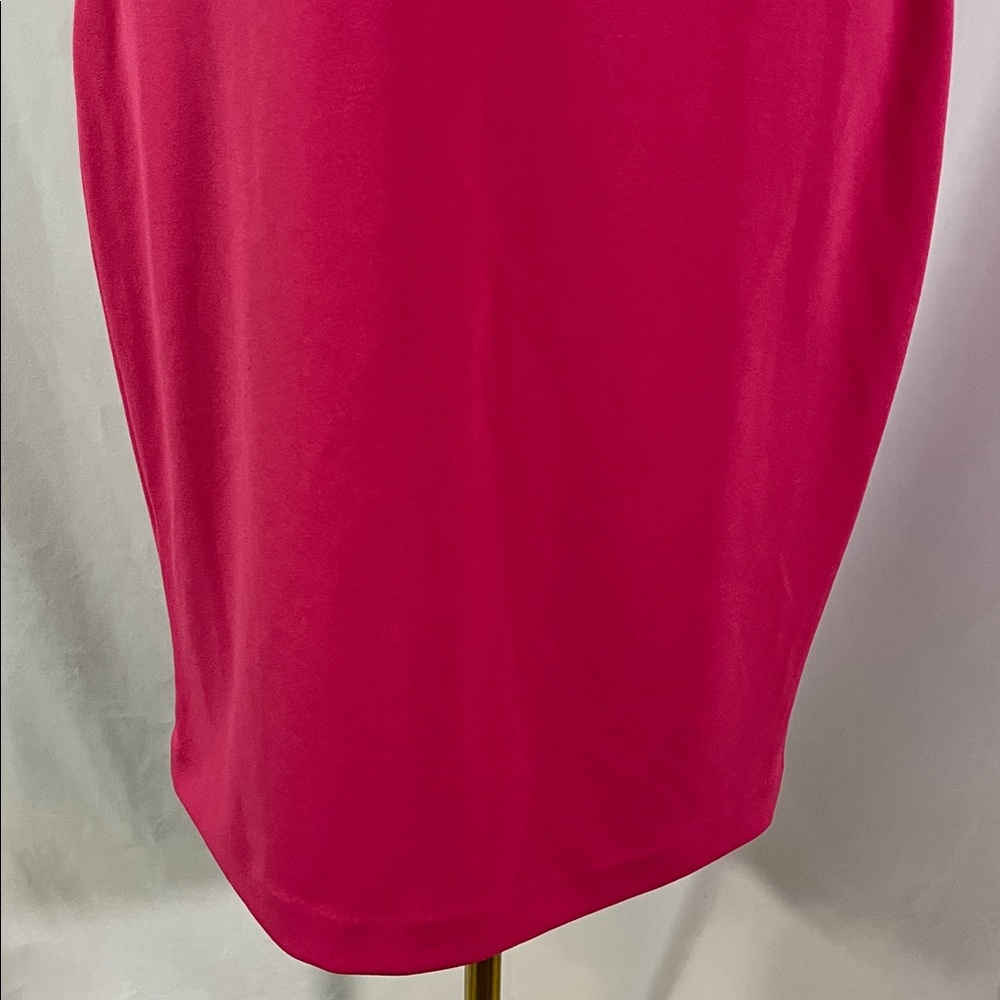 Calvin Klein Pink Flutter Sleeve Sheath Dress - Picture 8 of 16